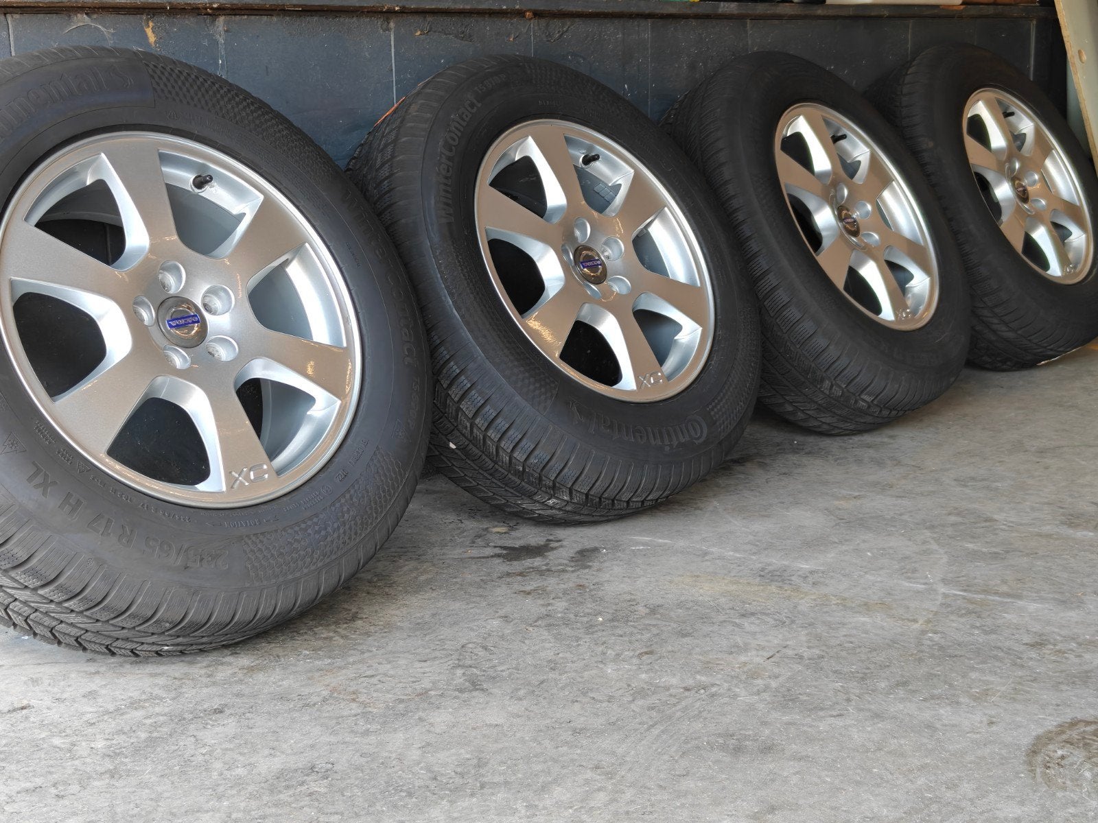 17" Originele Volvo XC60 Winterset Continental "Segin", 4153RD, Gebruikt, Banden en Velgen, 17 inch