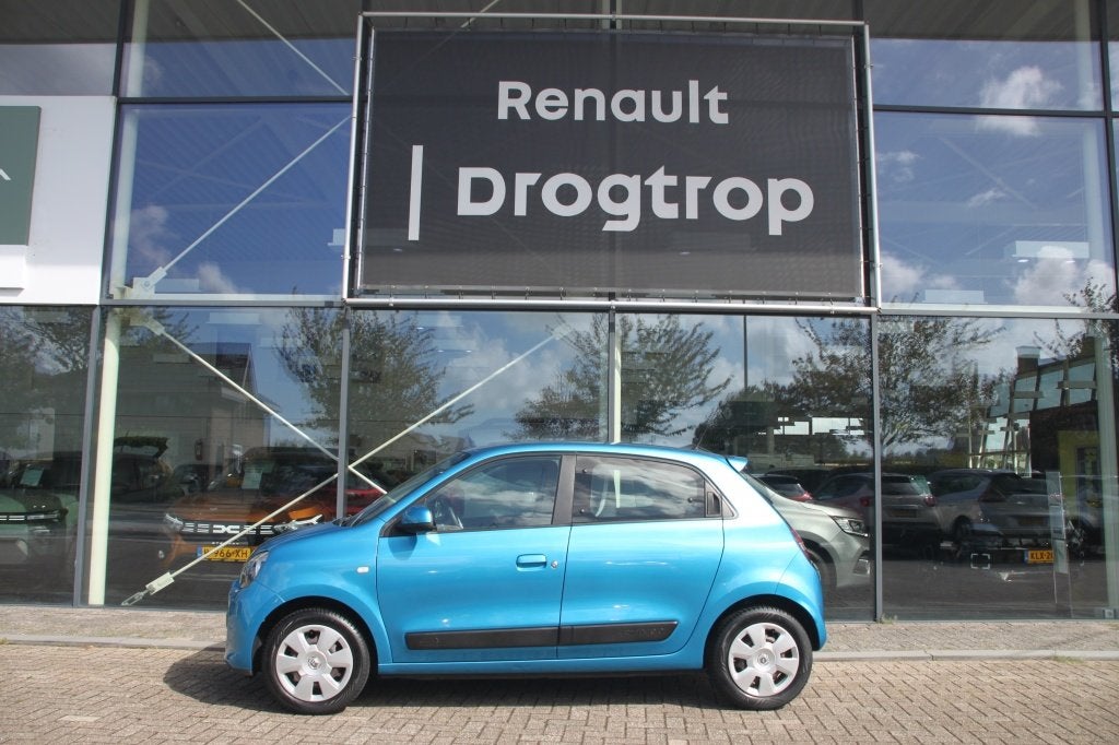 Renault Twingo 90PK-COLLECTION-AUTOM-16DKM-AIRCO-CRUISE-BLUE, Zwart, Origineel Nederlands, Bedrijf, 3 cilinders