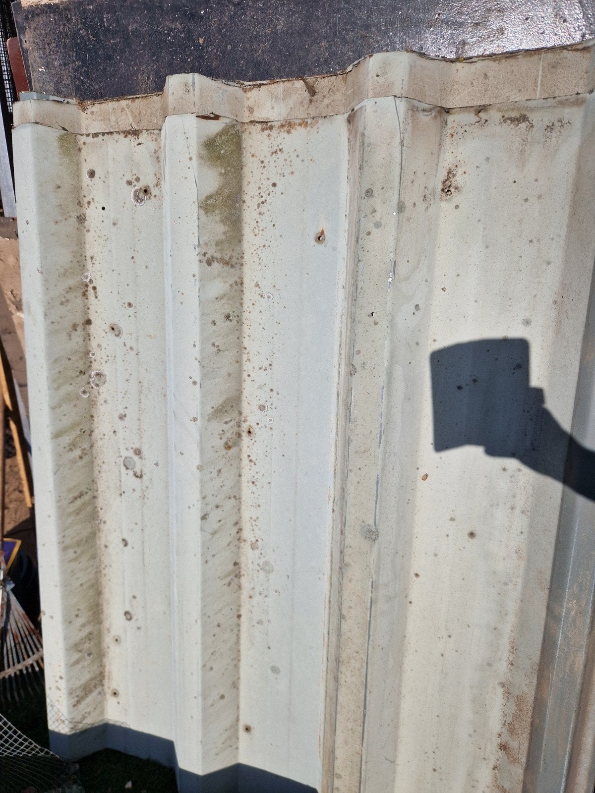 Damwand dakplaten 5 stuks, Dakplaat of Dakpanplaat, 10 tot 15 m², Ophalen of Verzenden, Metaal