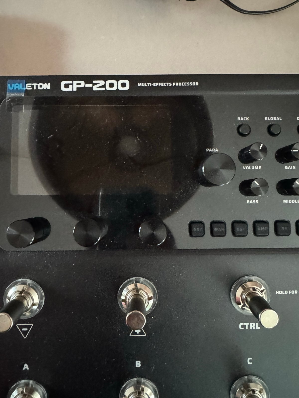 Valeton GP-200 Multi-effect Processor, Ophalen, Zo goed als nieuw, Multi-effect