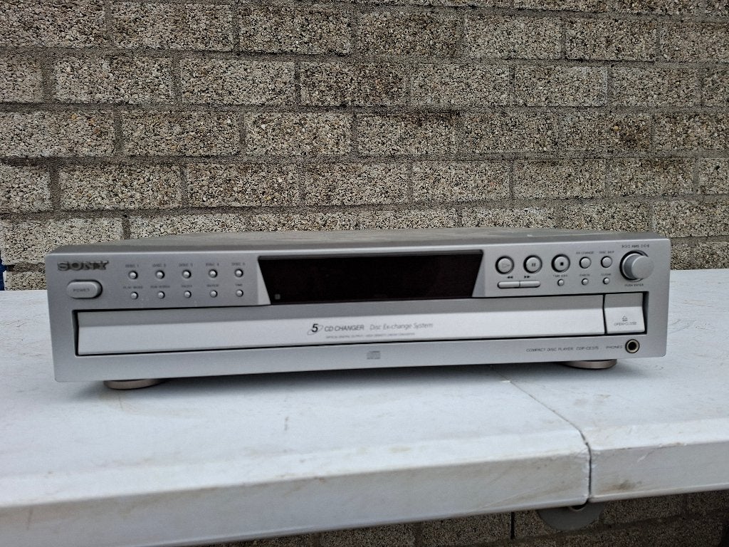 perfecte sony 5 cd wisselaar cdp-ce375, Audio, Tv en Foto, Cd-spelers, Ophalen of Verzenden, Gebruikt, Overige merken, Wisselaar