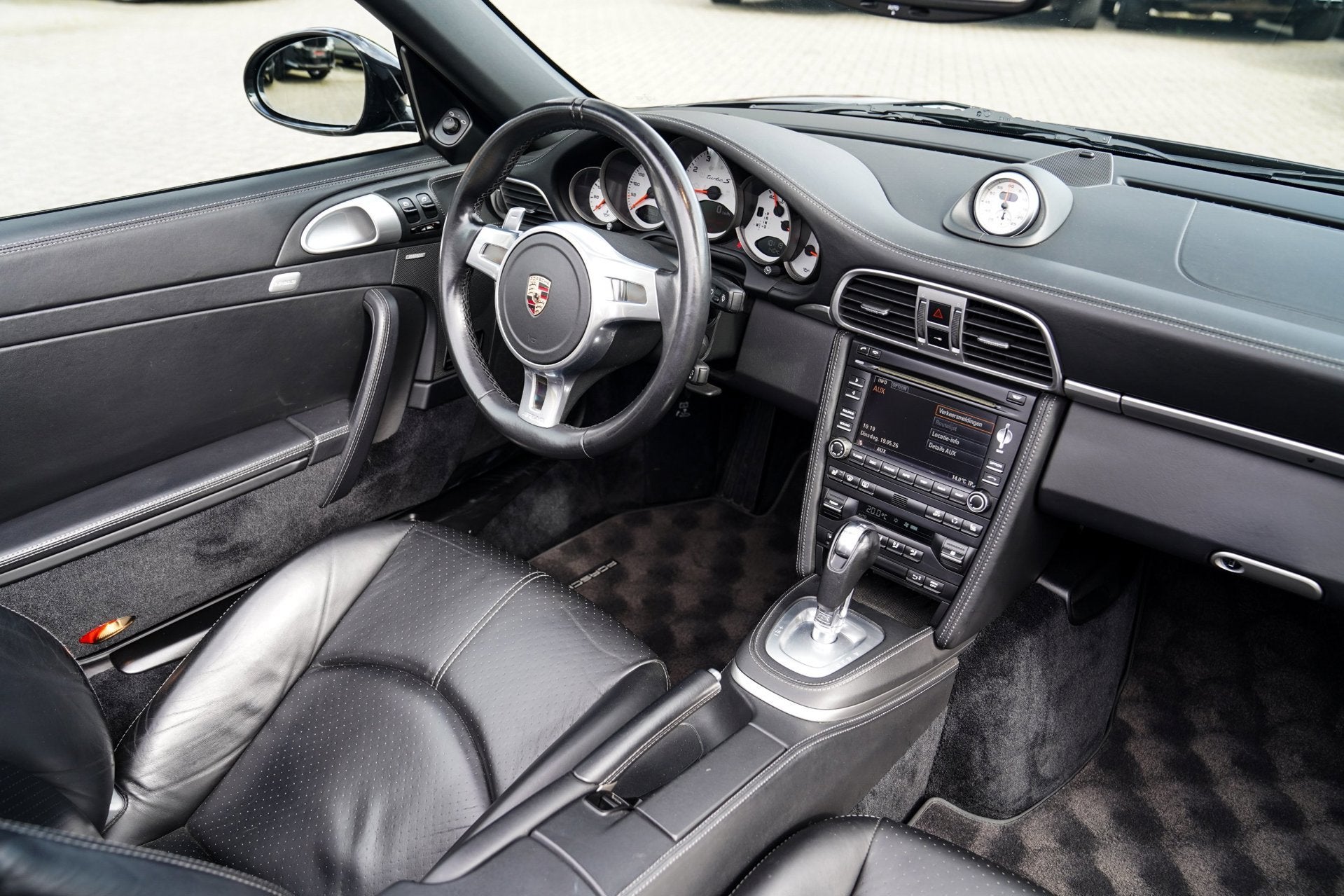 Porsche 911 Cabrio 3.8 Turbo S 997-2 | Keramisch | Carbon |, Auto's, Automaat, Automatische klimaatregeling, Gebruikt, Zwart