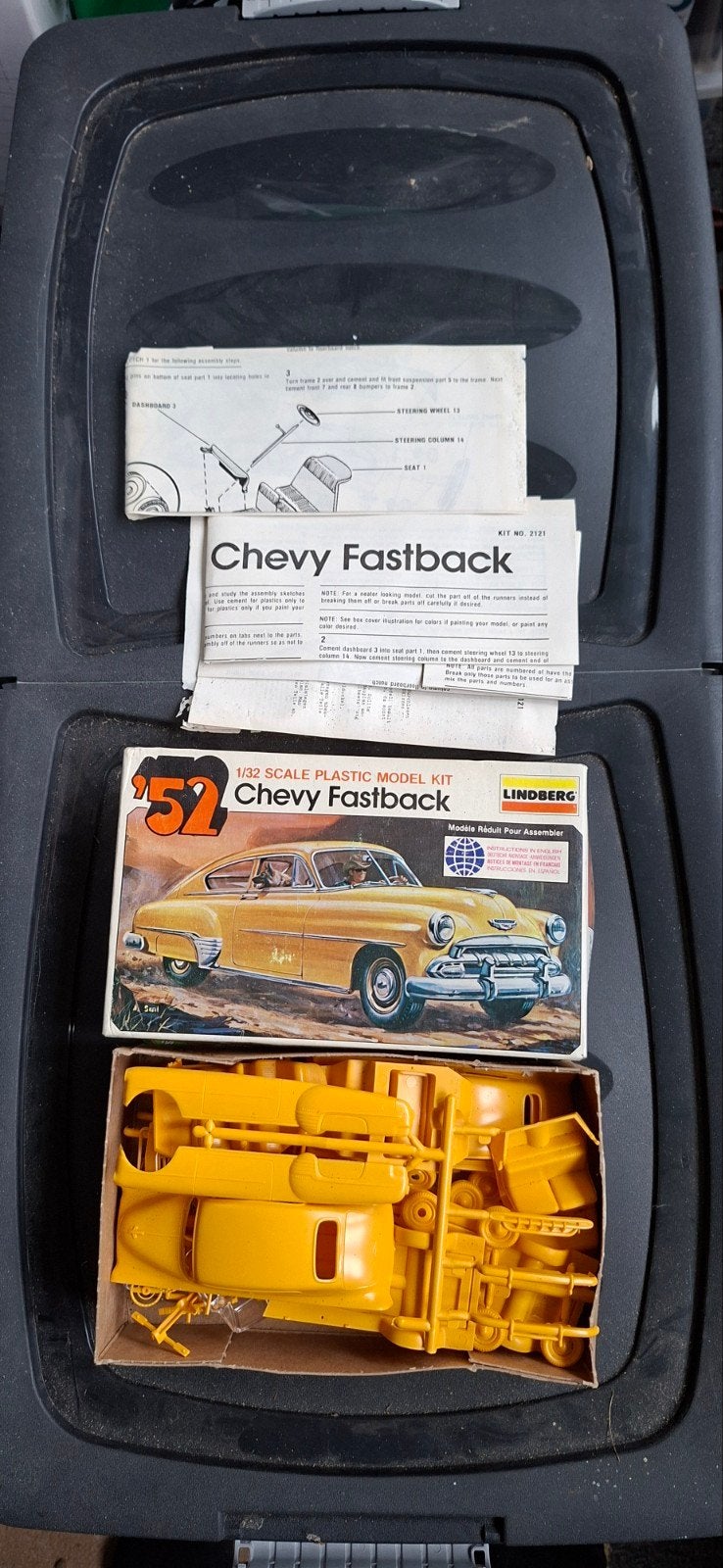 Vintage Lindberg '52 Chevy Fastback Modelbouw Kit, Auto, 1:32 tot 1:50, Nieuw, Ophalen