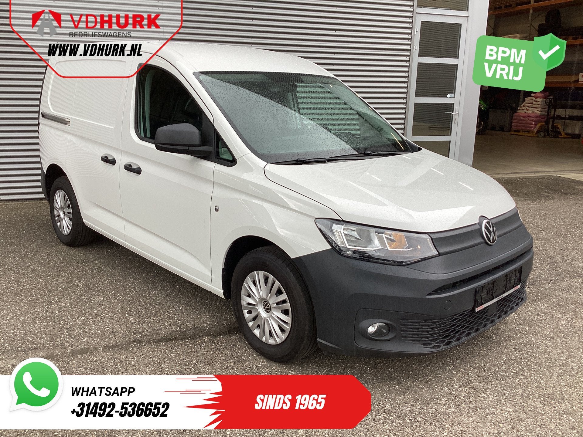 Volkswagen Caddy Cargo 2.0 TDI 100 pk Omvormer/ Sortimo/ Cru, Auto's, Bestelauto's, Voorwielaandrijving, Gebruikt, 4 cilinders