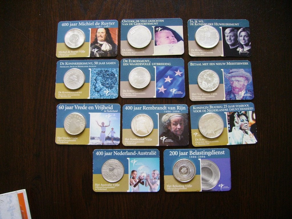 74 coincards en  nog veel  meer, Ophalen of Verzenden, Koningin Beatrix, Euro's, Losse munt