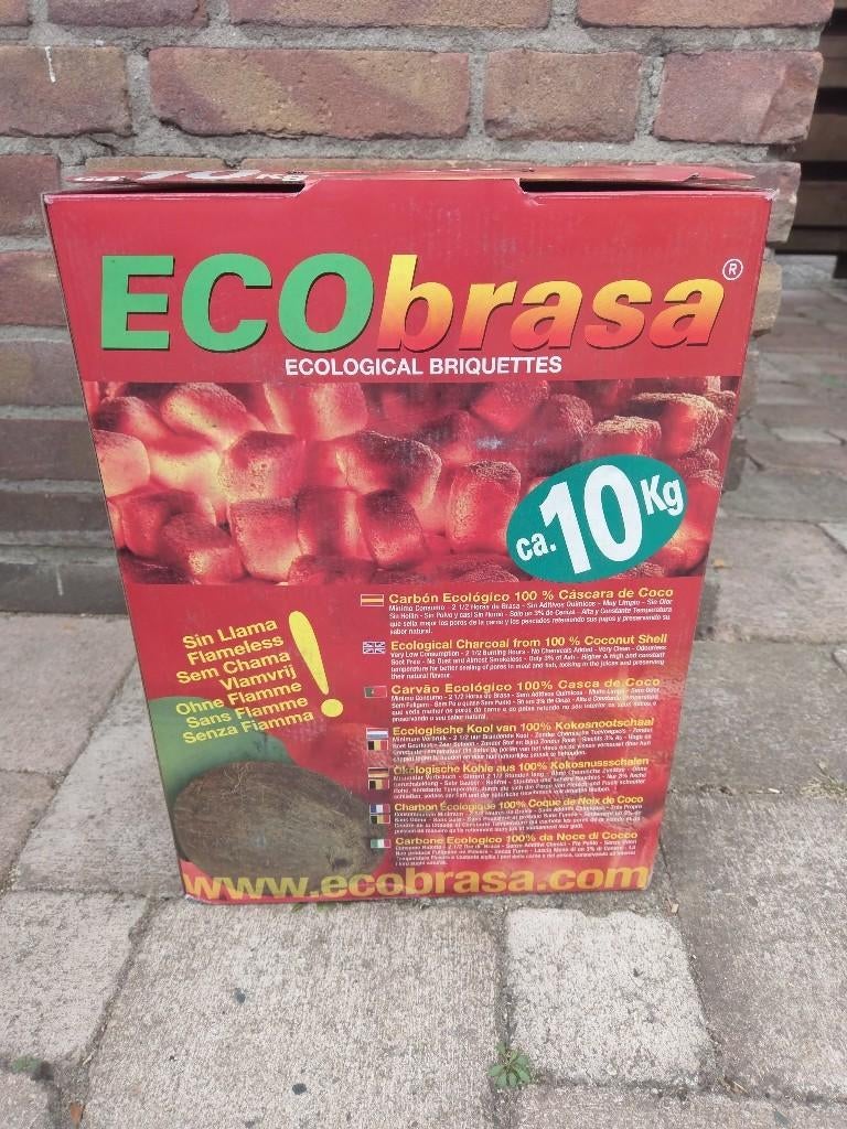 Ecobrasa kokosschaalbriketten, Tuin en Terras, Barbecue-accessoires, Ophalen, Nieuw