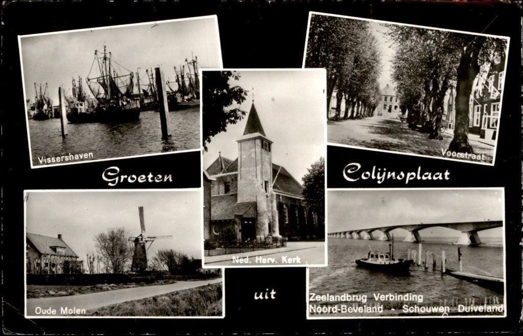 Colijnsplaat Groeten uit # 37, Verzenden, 1960 tot 1980, Gelopen, Zeeland