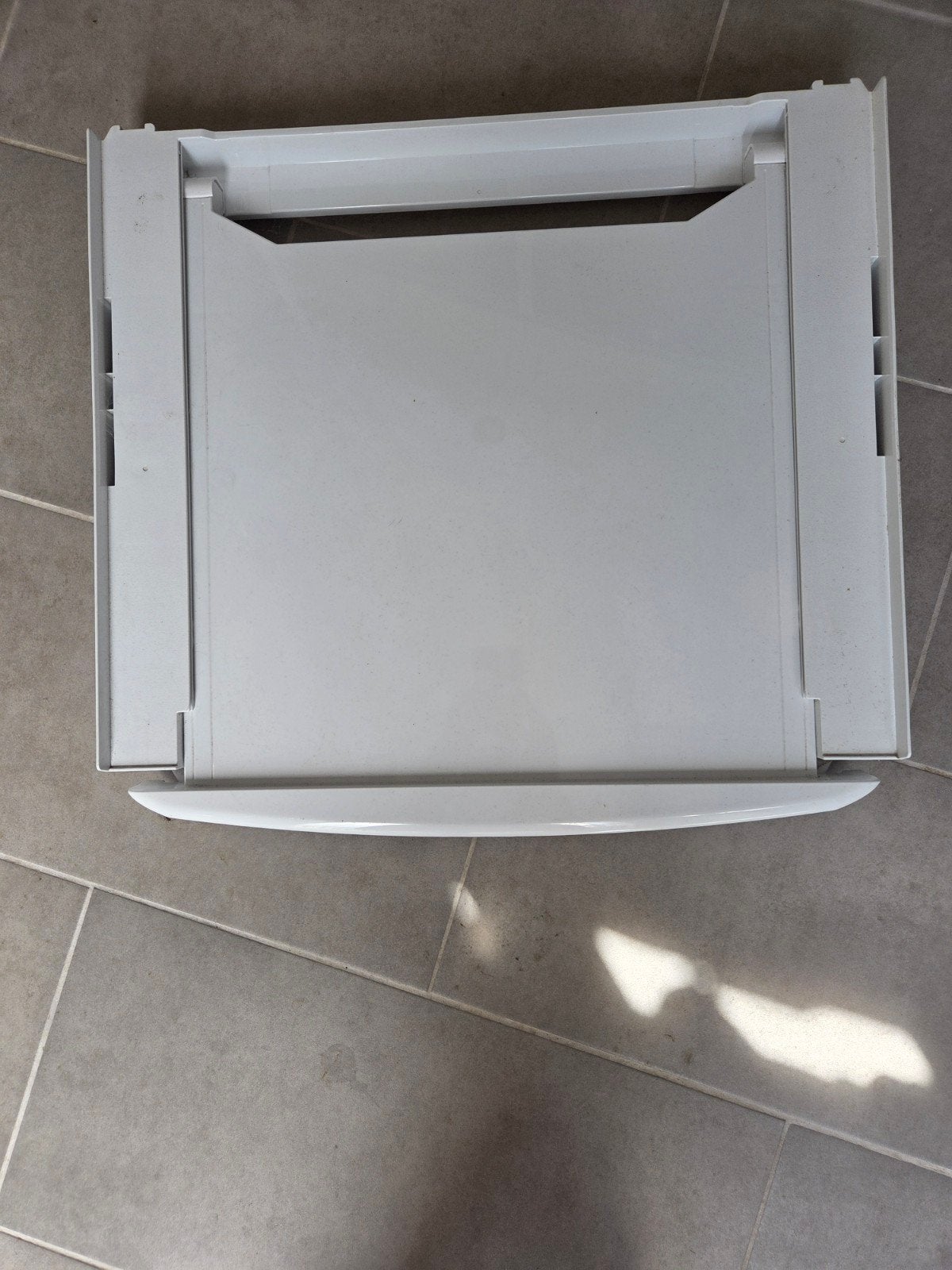 Uitschuifbare stapelkit wasmachine droger, Ophalen, Zo goed als nieuw