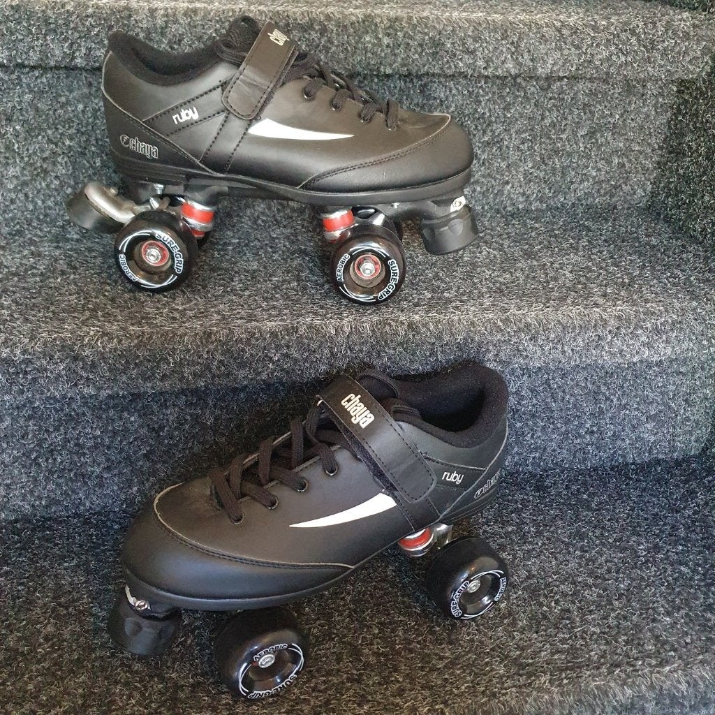 Chaya Ruby Rolschaatsen maat 43 zwarte roller derby beginner, Sport en Fitness, Skeelers, Overige merken, Gebruikt, Dames, Overige typen