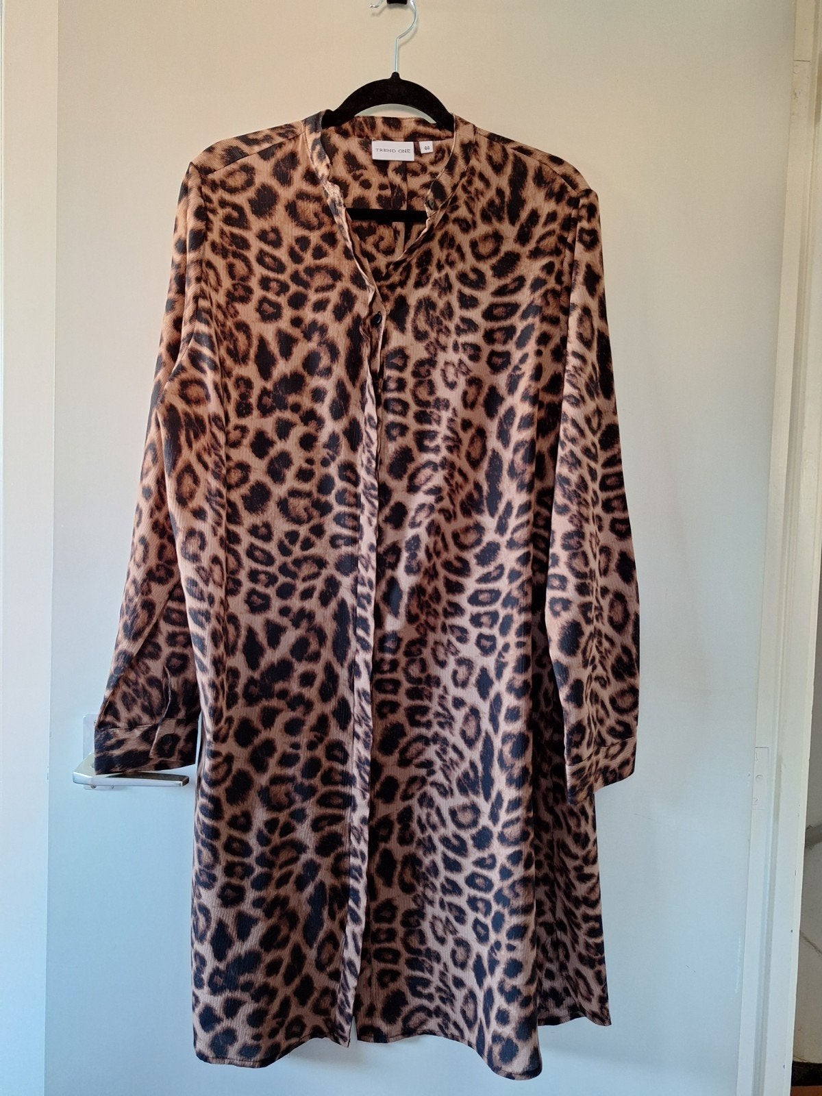 Trend One Luipaardprint blouse/jurk Maat 44, Bruin, Maat 42/44 (L), Ophalen of Verzenden, Trend One