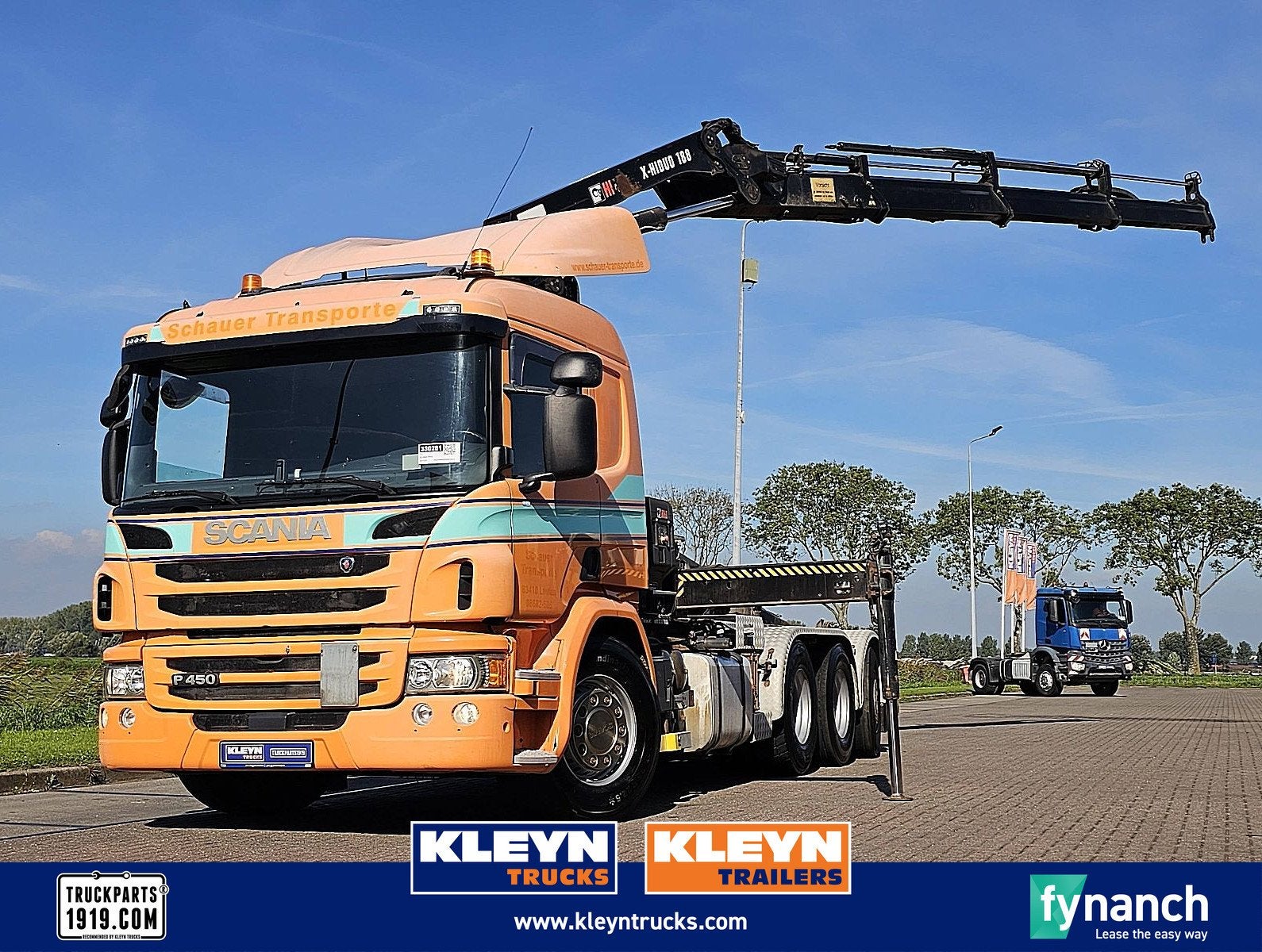 SCANIA P450 8x4*6 hiab 188-e3, Automaat, Euro 6, Bedrijf, Diesel