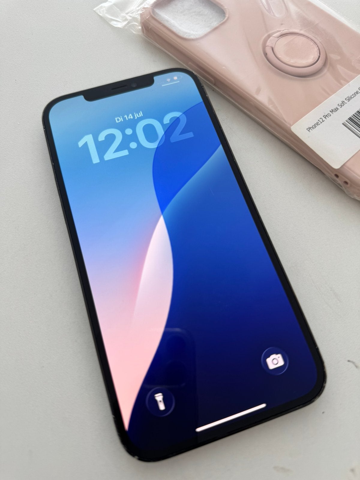 IPHONE 12 PRO MAX 128 GB EN ACCU 100%, Telecommunicatie, Mobiele telefoons | Apple iPhone, 128 GB, Blauw, Ophalen of Verzenden