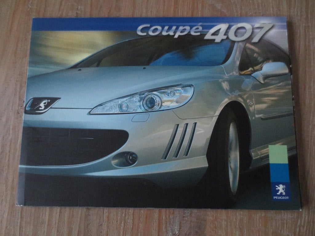 Autobrochure / Persmap Peugeot 407 Coupé. - September 2005, Ophalen of Verzenden, Nieuw, Peugeot