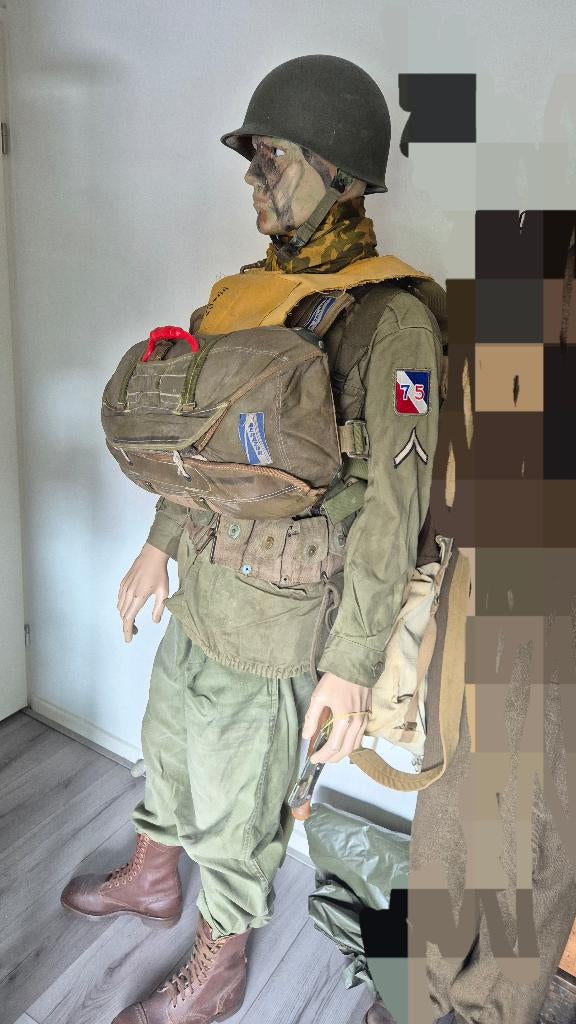 Complete US paratrooper, Verzamelen, Militaria | Tweede Wereldoorlog, Ophalen of Verzenden, Amerika