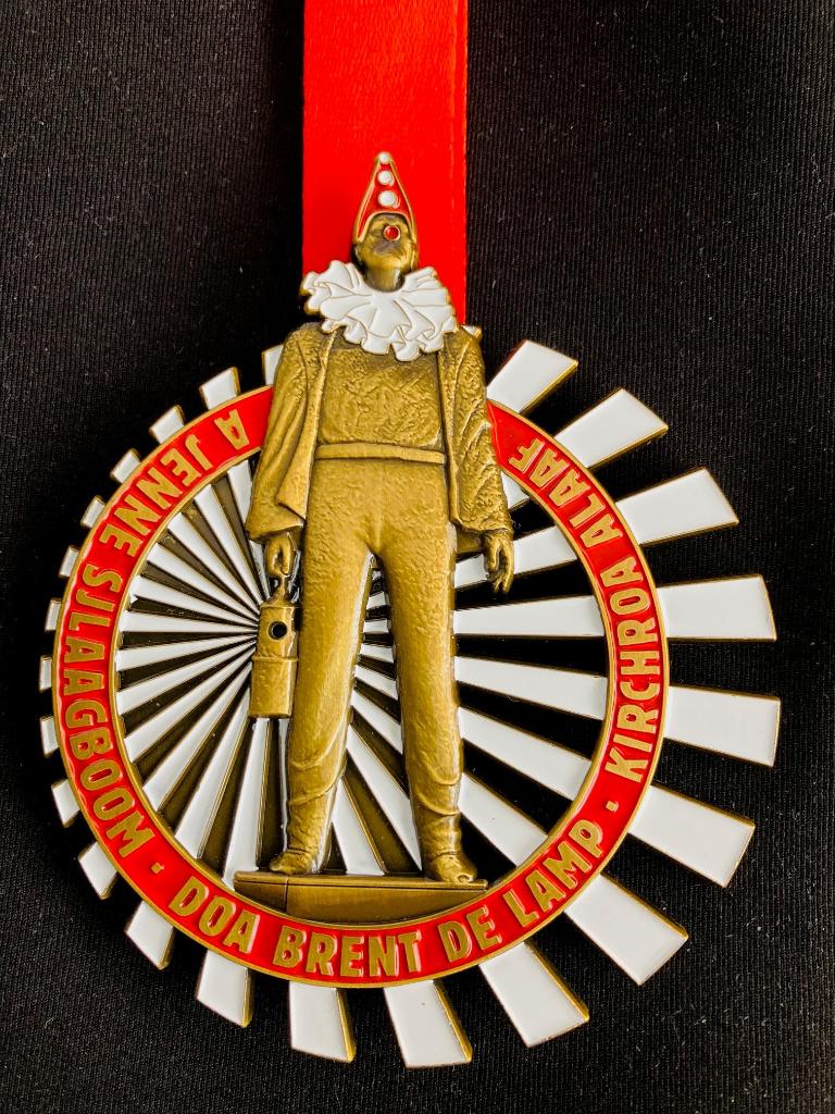 Medaille Café a Jenne Sjlaagboom Kirchroa Doa Brent de Lamp, Ophalen of Verzenden, Overige materialen, Nederland