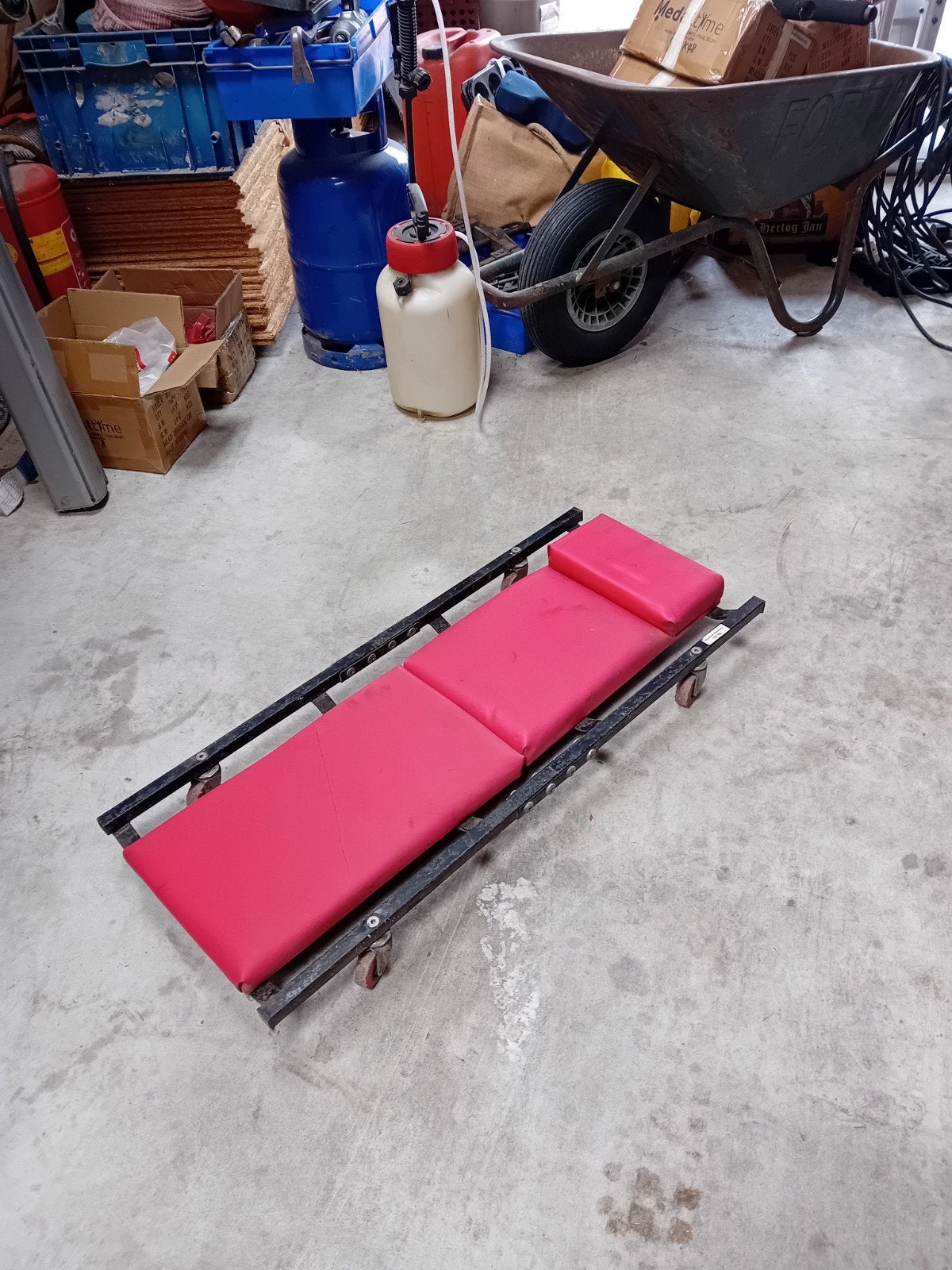 garage kar, 100 liter of meer, Ophalen, Gebruikt, Transportkar