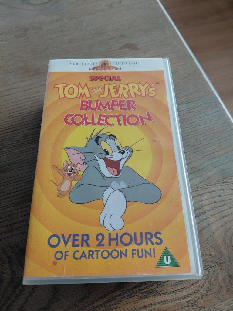 Tom & Jerry Bumper collection. Videoband., Alle leeftijden, Ophalen of Verzenden, Gebruikt, Tekenfilms en Animatie