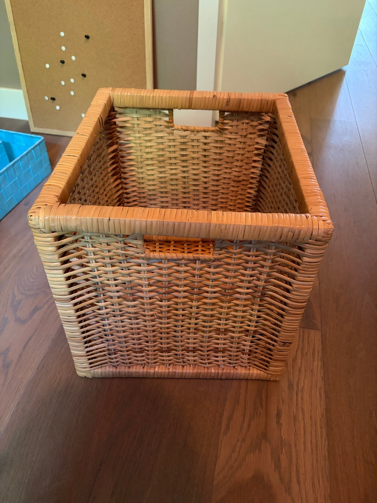 IKEA BRANÄS mand rotan 32x34x32, Huis en Inrichting, Ophalen, Gebruikt, Gevlochten, Mand