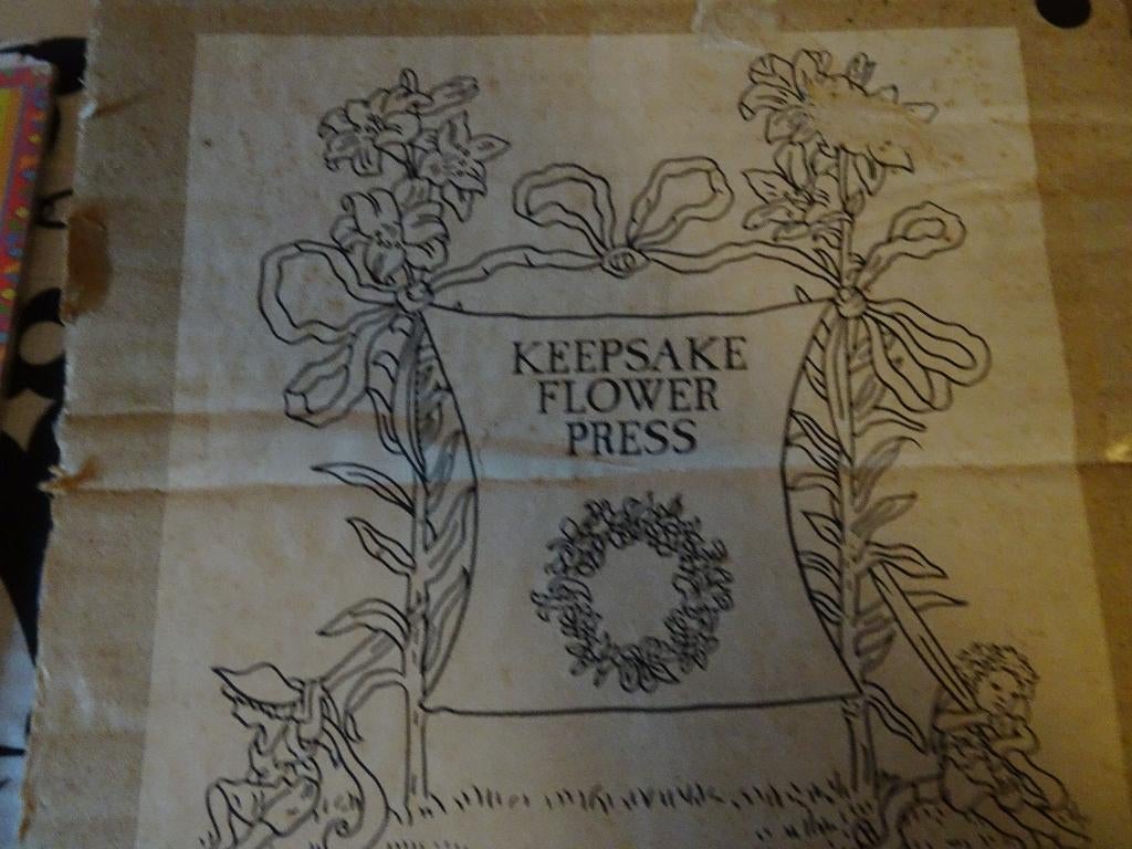 houten bloemenpers, Ophalen of Verzenden, Gebruikt