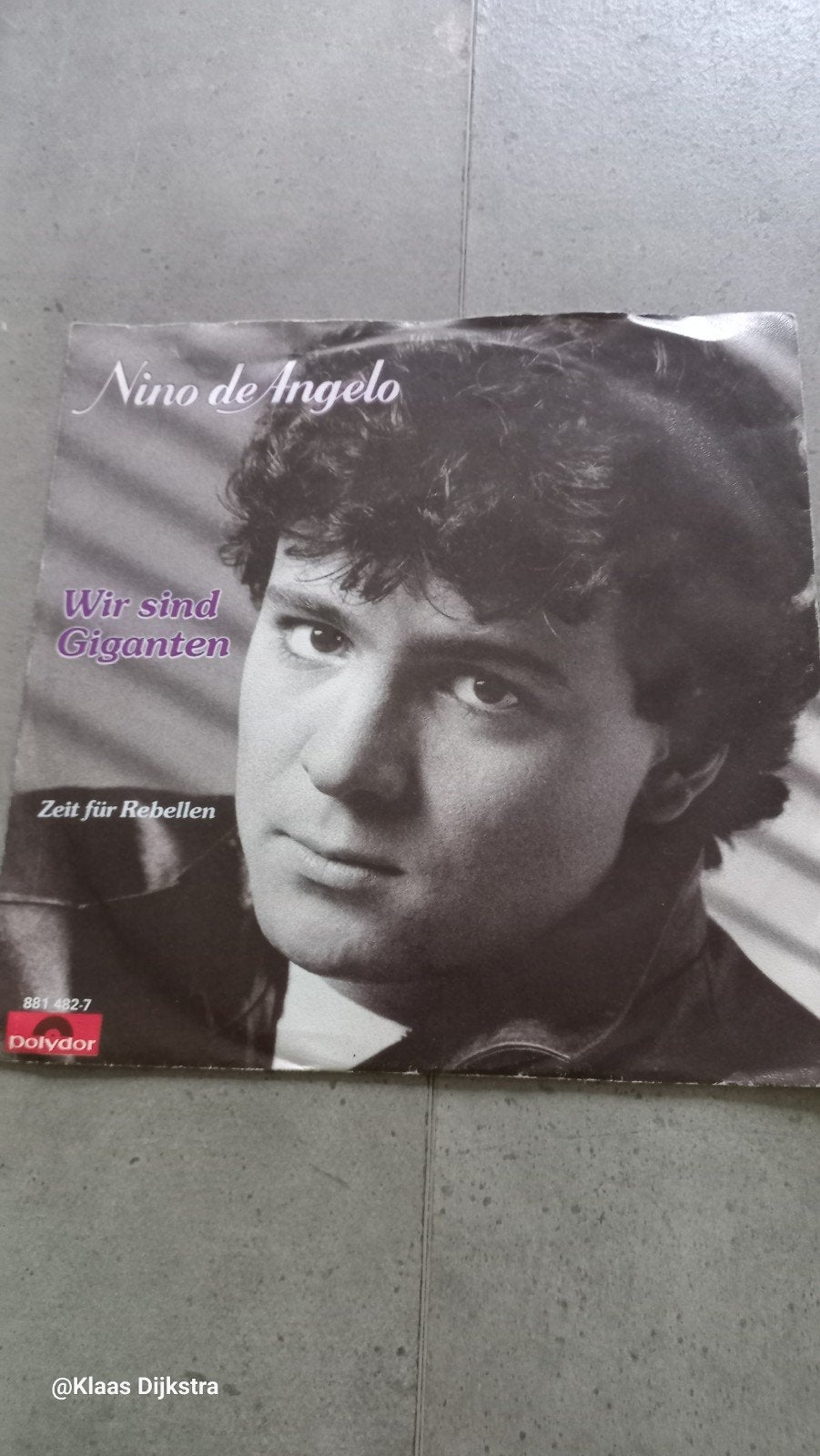 Nino de Angelo - Wir sind Giganten / Zeit für Rebellen, Cd's en Dvd's, Vinyl Singles, Ophalen of Verzenden, 1980 - 1989, Gebruikt