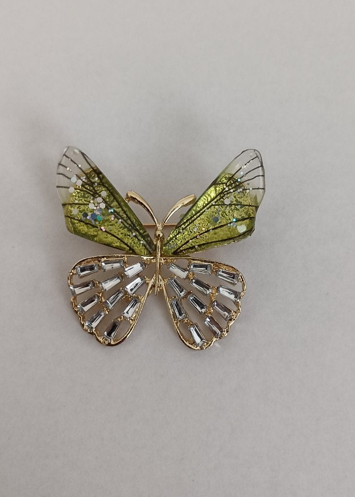 Vlinder broche, Overige materialen, Overige kleuren, Minder dan 4 cm, Nieuw