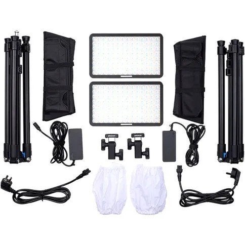 Amaran Pano 60c 2-Light Kit - Professionele LED Verlichting, Overige merken, Belichting, Ophalen, Nieuw
