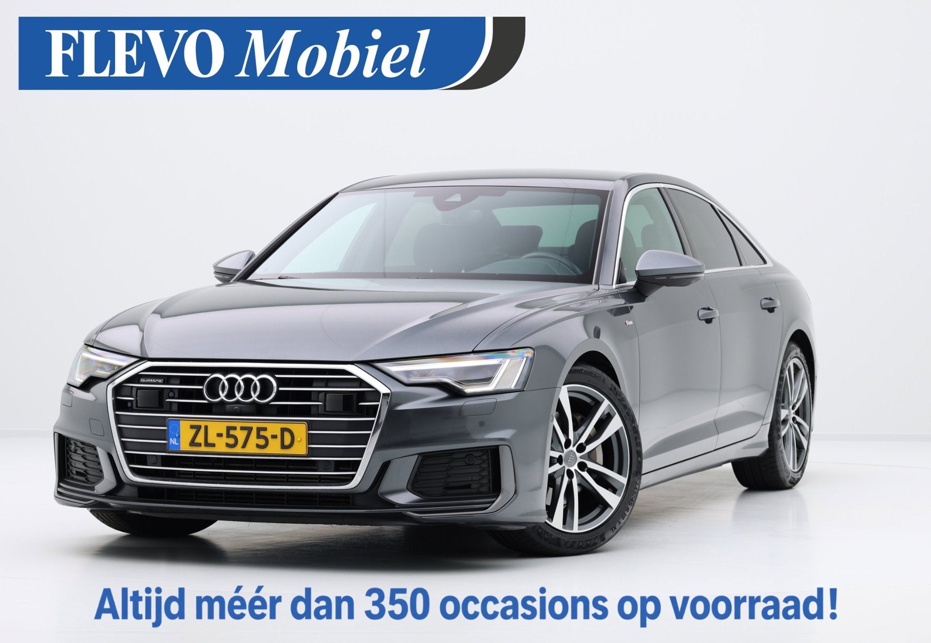 Audi A6 Limousine 45 TFSI 245pk quattro Sport S line edition, Auto's, Automaat, Dealer onderhouden, 15 km/l, Gebruikt