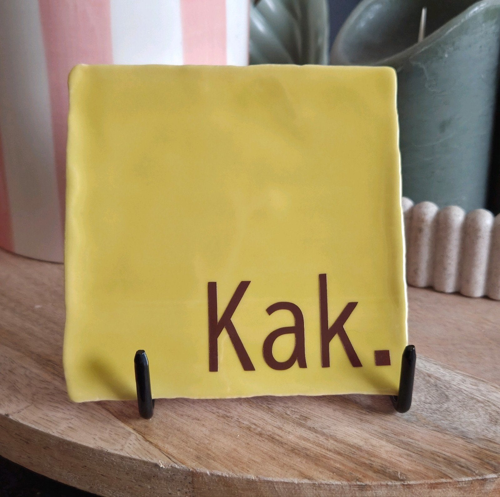 Tegeltje met tekst - Personaliseerbaar, Ophalen of Verzenden