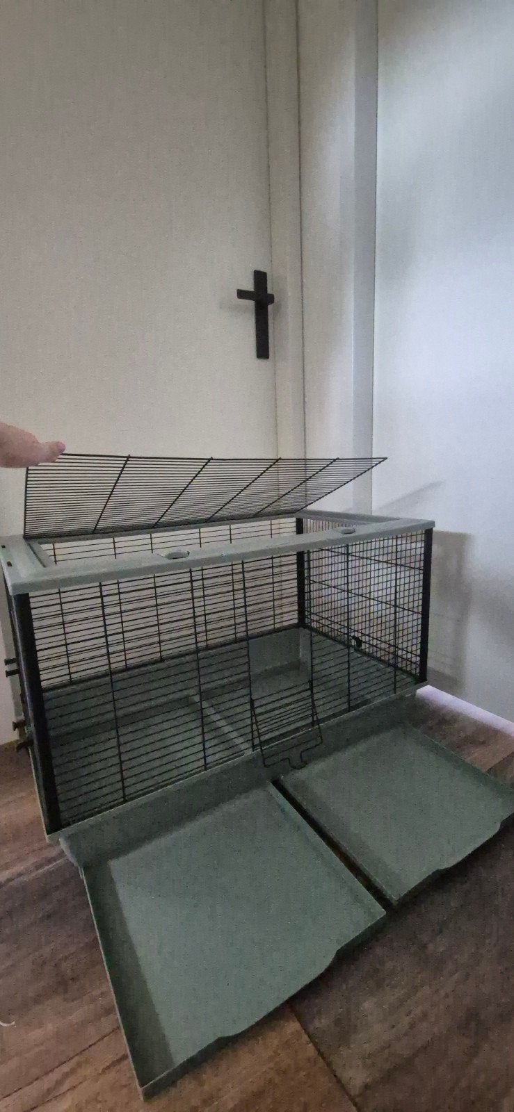 Vogelkooi, Ophalen, Zo goed als nieuw, Metaal, Vogelkooi