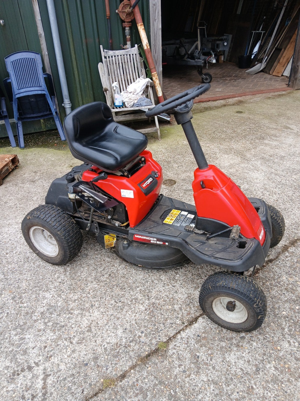 Goed werkende MTD Hydro zitmaaier, Tuin en Terras, Zitmaaiers, Gebruikt, Elektrische starter, MTD, Ophalen of Verzenden