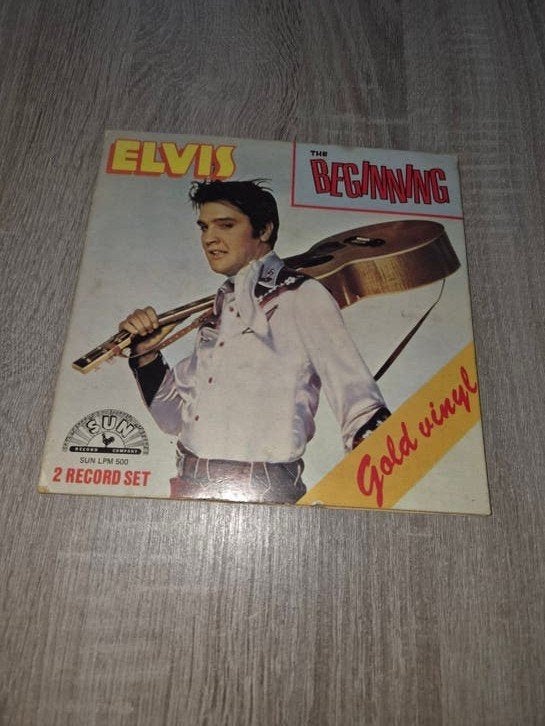 Elvis Presley - The Beginning (Gold Vinyl 2 Record Set), Ophalen, Boxset, Rock, Zo goed als nieuw