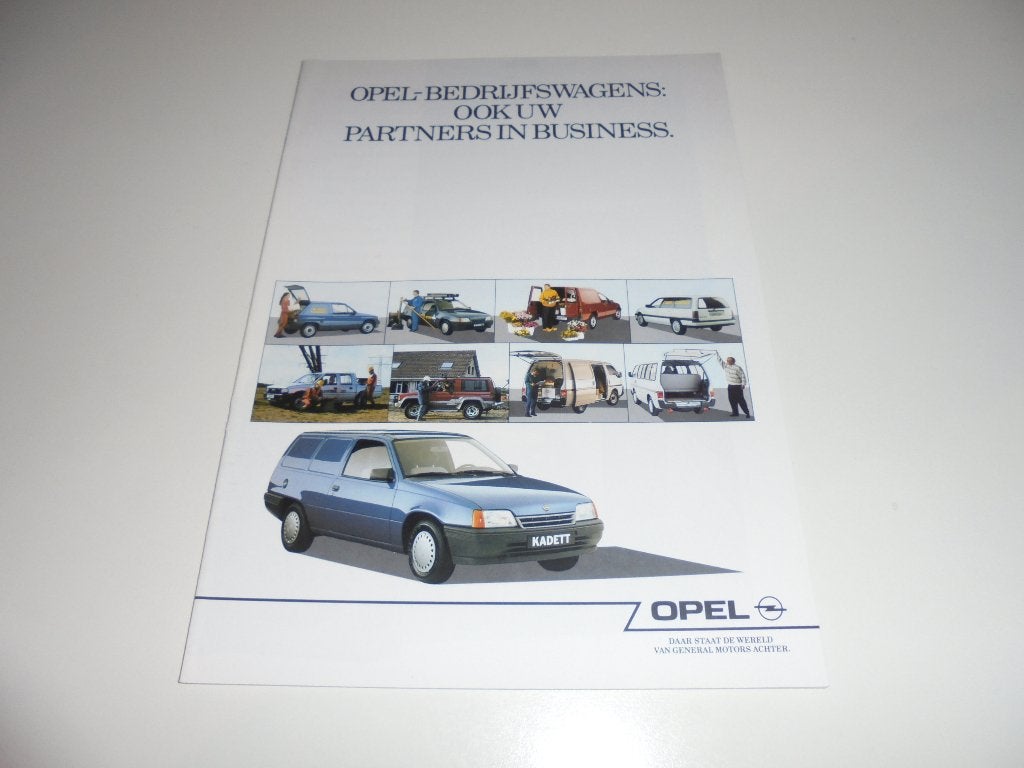 brochure Opel en Isuzu bedrijfswagens  1991, Ophalen of Verzenden, Nieuw, Opel