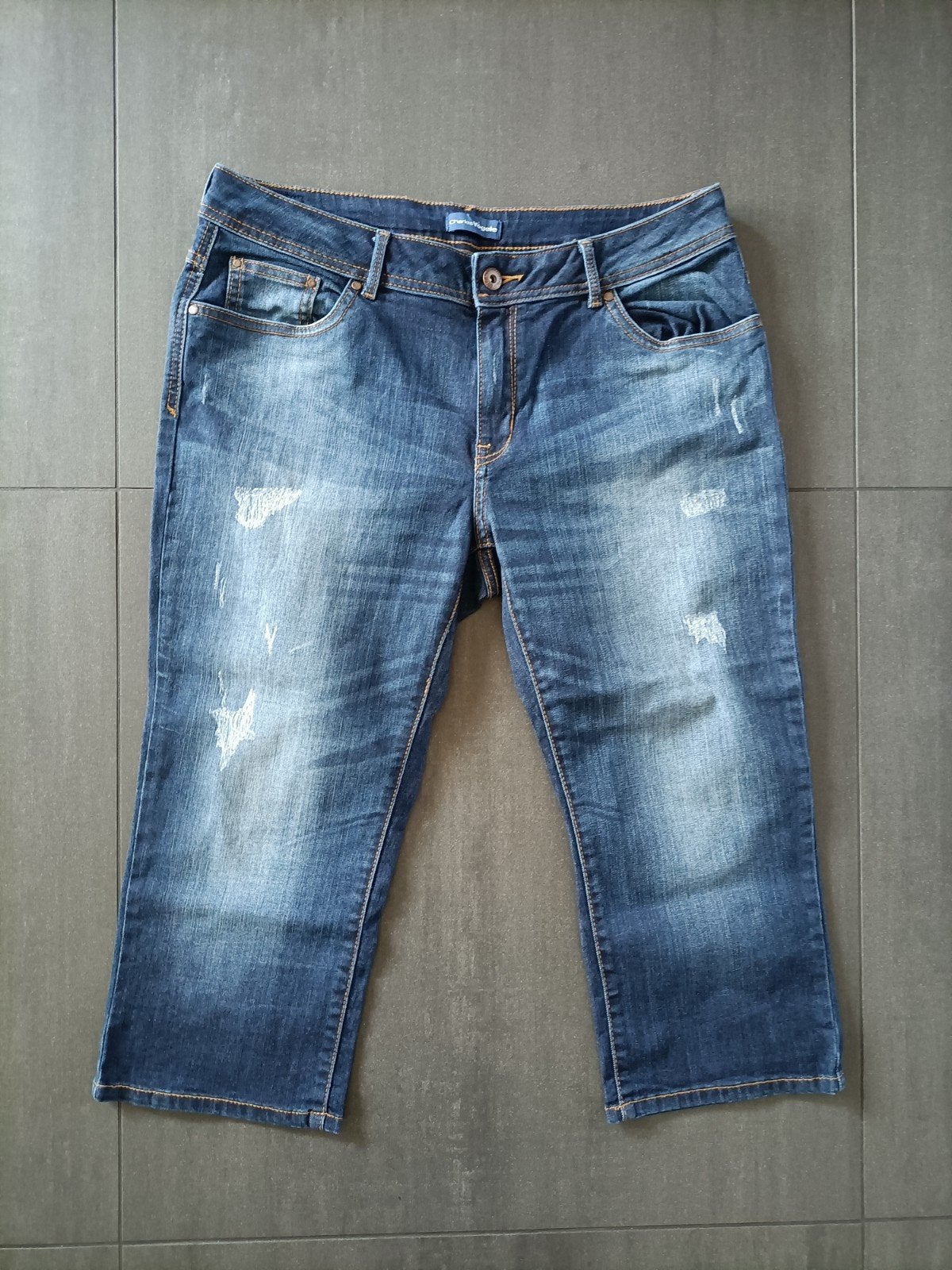 Dames capri jeans, Charles Vogele, Blauw, Ophalen of Verzenden, Zo goed als nieuw
