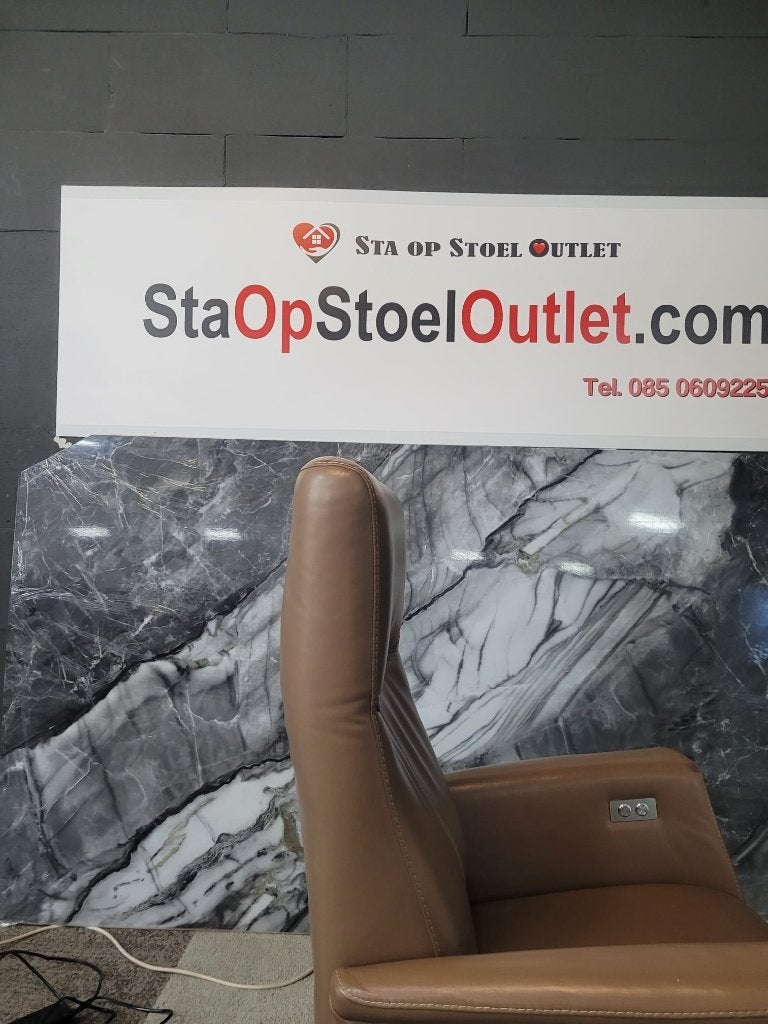 Staopstoel Prominent toscana met topswing en lumbaalsteun, Minder dan 75 cm, Leer, Ophalen of Verzenden, Zo goed als nieuw