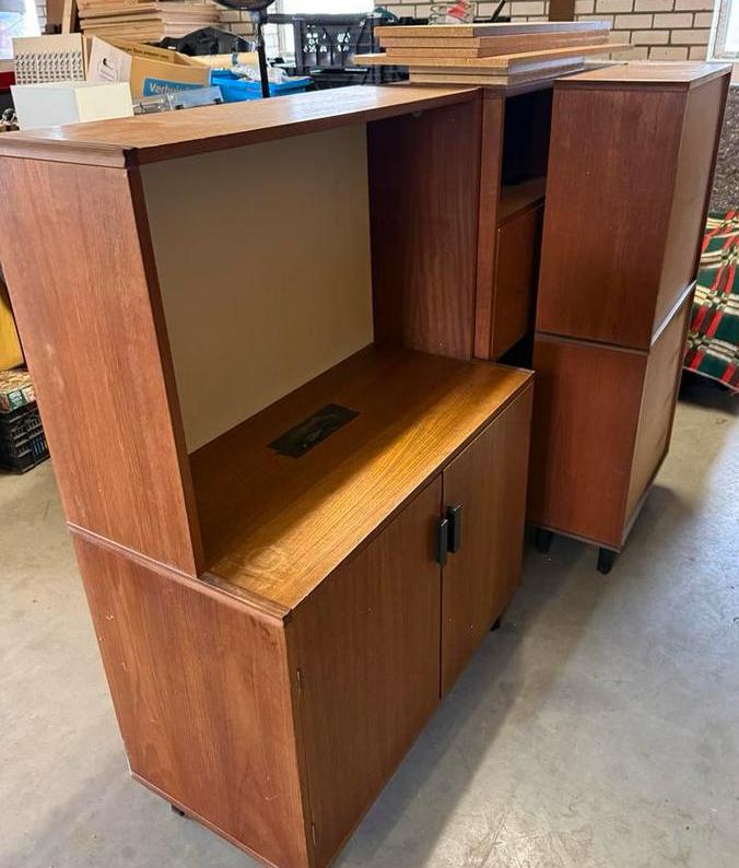3x Vintage Pastoe wanskasten, Huis en Inrichting, Kasten | Overige, Gebruikt, Ophalen