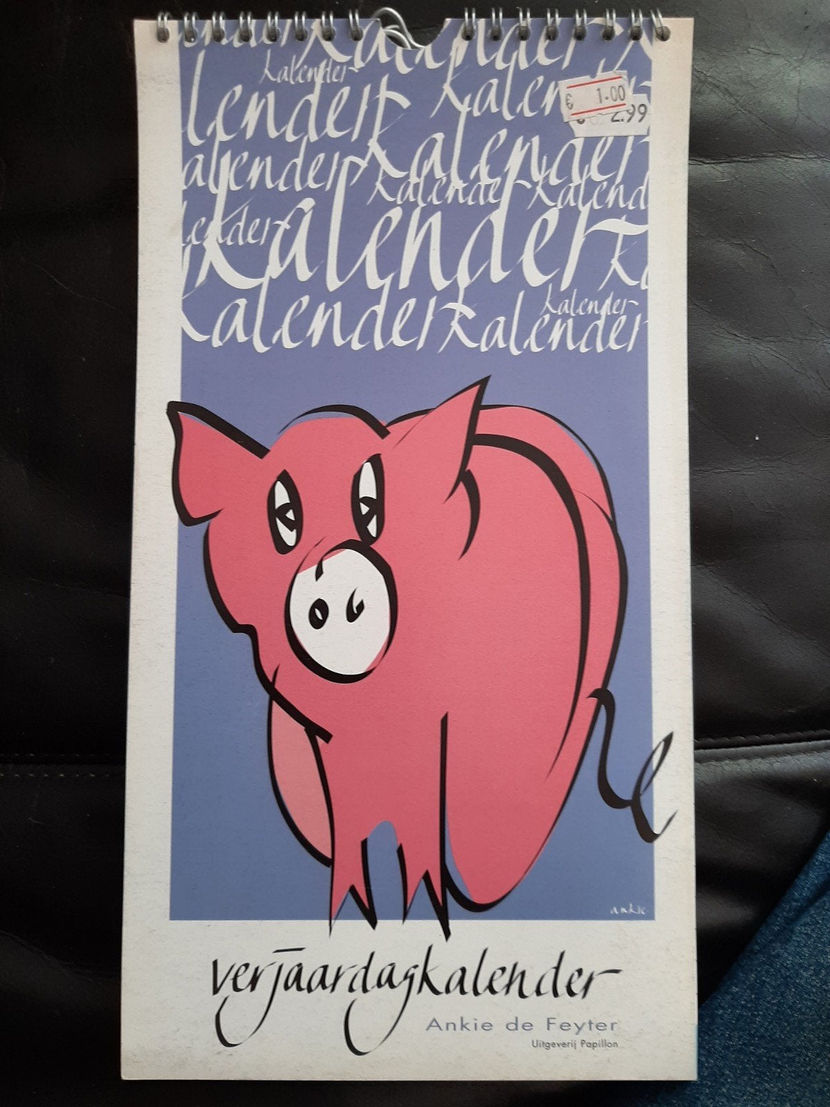 Verjaardags kalender., Ophalen of Verzenden, Maandkalender, Nieuw