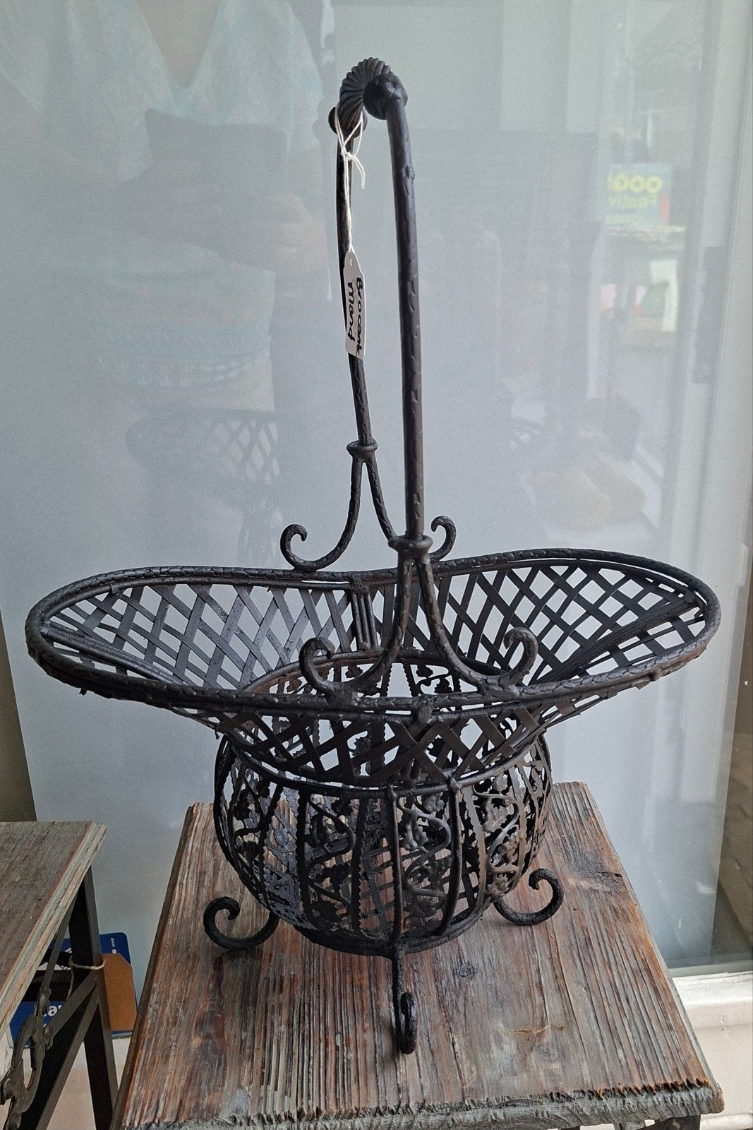 leuke ijzere brocante mand, Ophalen of Verzenden