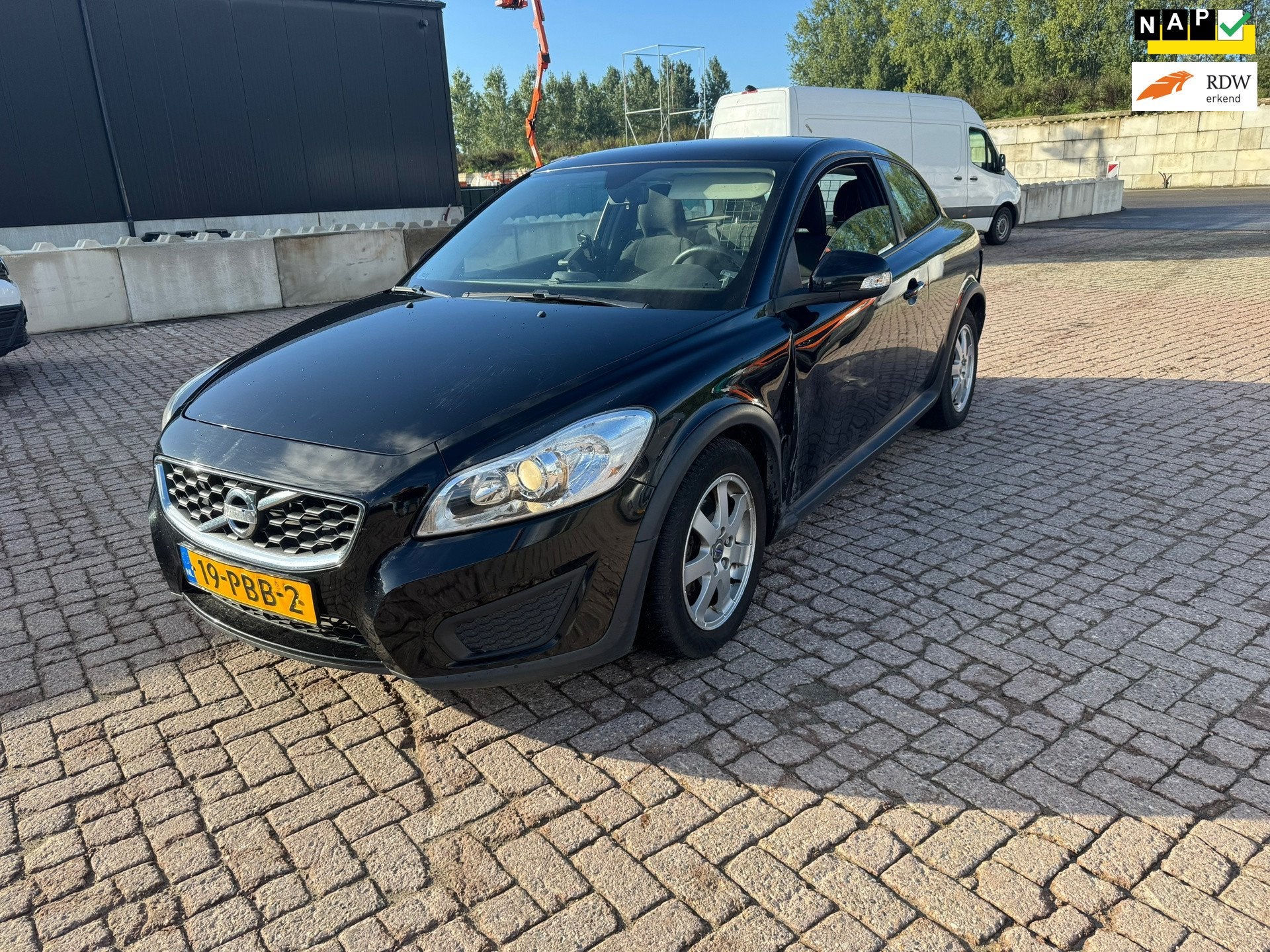 Volvo C30 2.0 Advantage meeneemprijs Export, Auto's, Gebruikt, 4 stoelen, Zwart, Origineel Nederlands