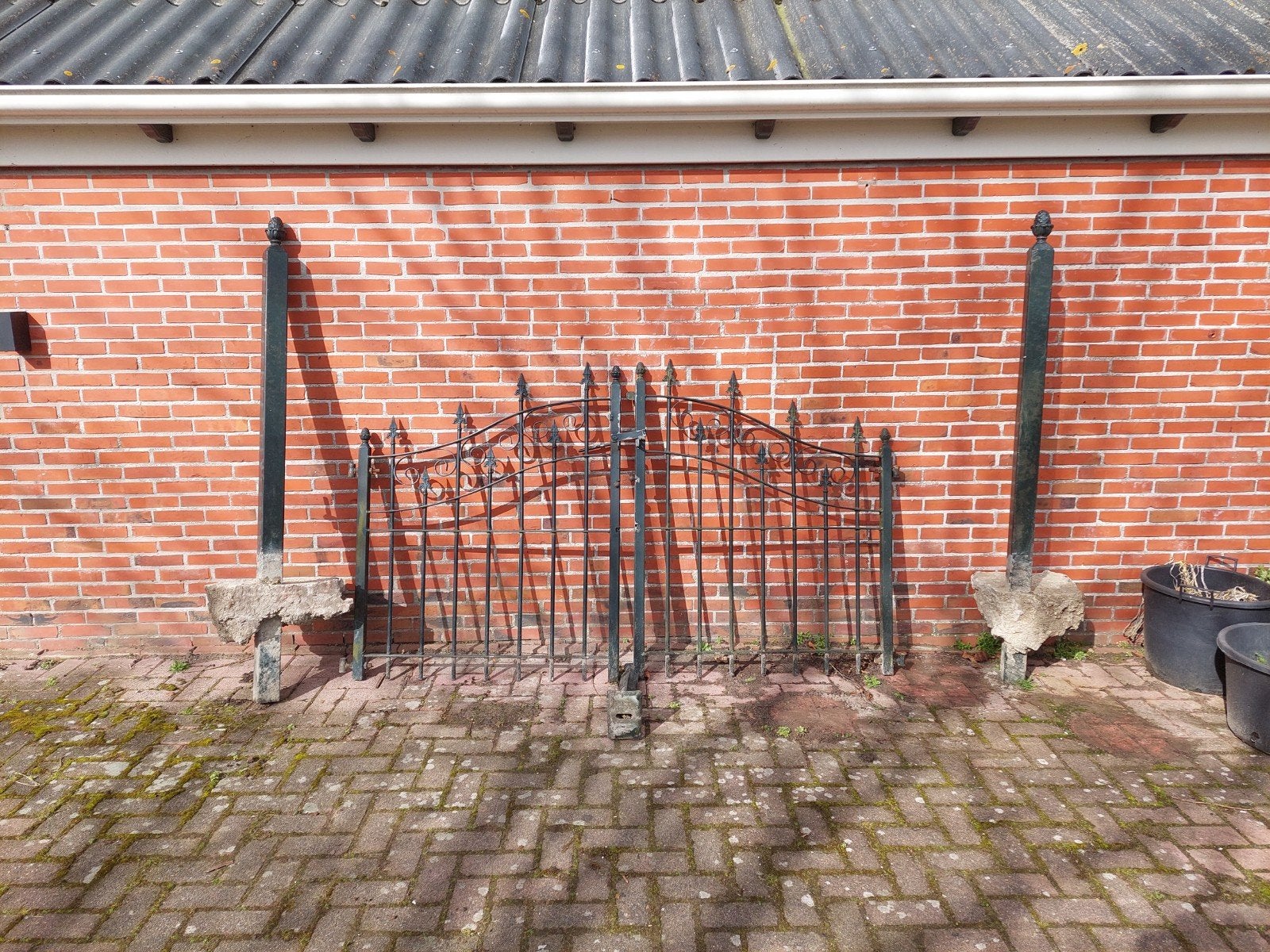 Compleet gegalvaniseerd hekwerk, Ophalen of Verzenden, IJzer, Dubbelstaafmat hekwerk