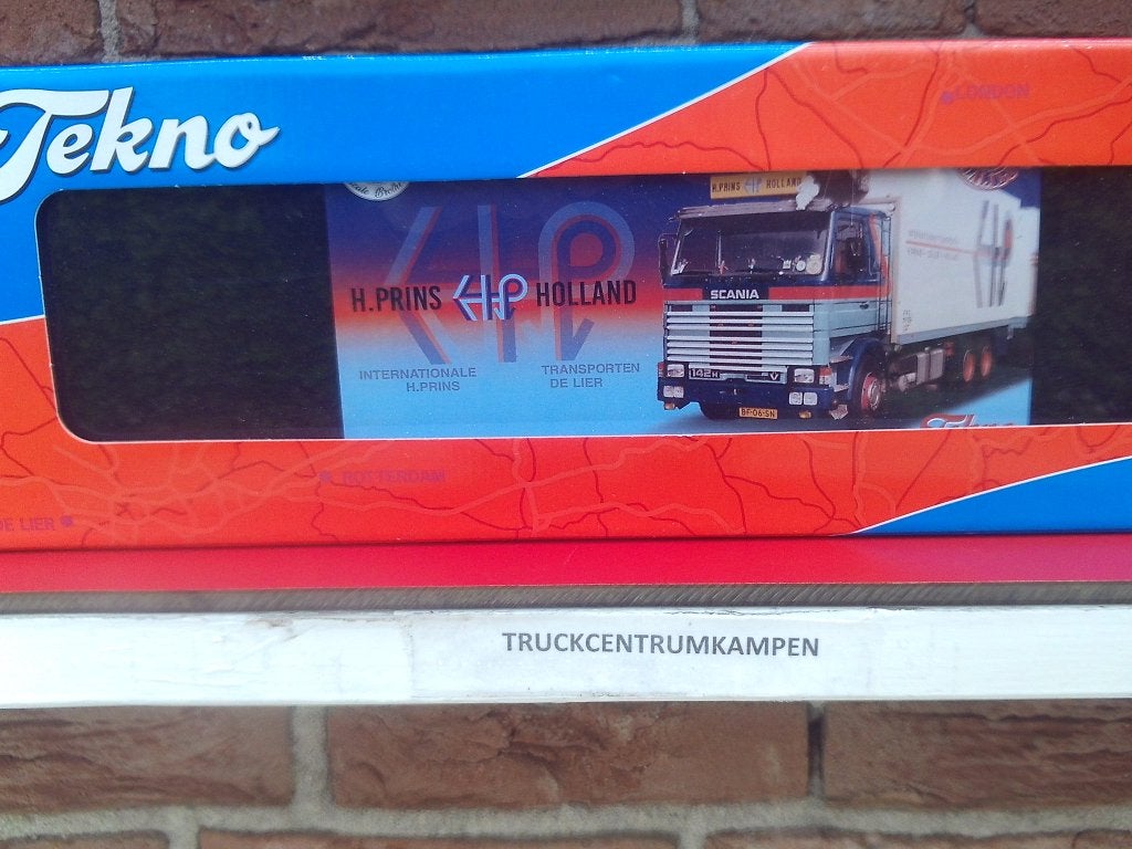 Tekno  Scania  142  V8  Motorwagen  van  Hans  Prins.., Ophalen of Verzenden, Nieuw, Bus of Vrachtwagen, Tekno