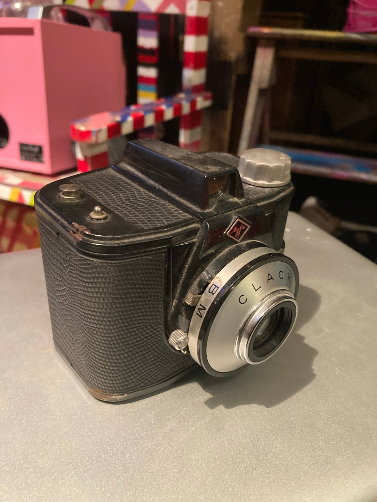 Vintage Agfa Clack i camera - Gebruikt, Audio, Tv en Foto, Fotocamera's Analoog, Ophalen, Gebruikt, Compact, Overige Merken