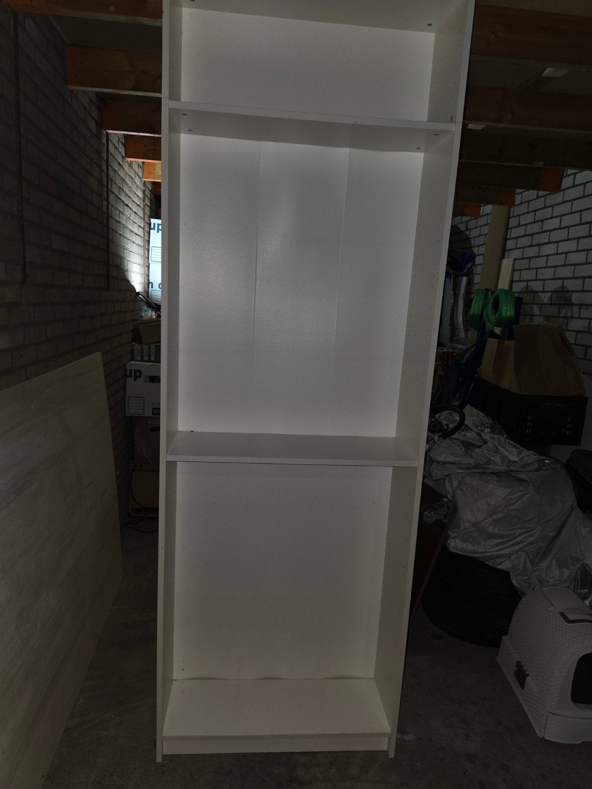 IKEA Billy Kast - Wit, met planken, Met plank(en), Gebruikt, 200 cm of meer, Overige houtsoorten