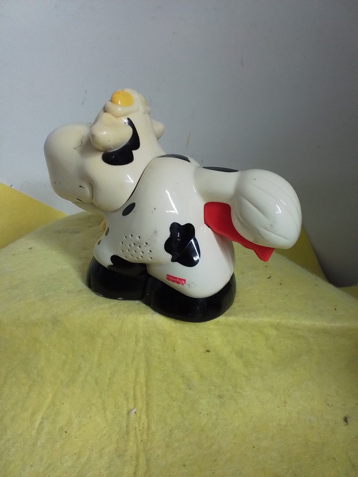 15646)   fisher price zaklamp  koe werkend met geluid, Ophalen of Verzenden, Zo goed als nieuw, Met licht