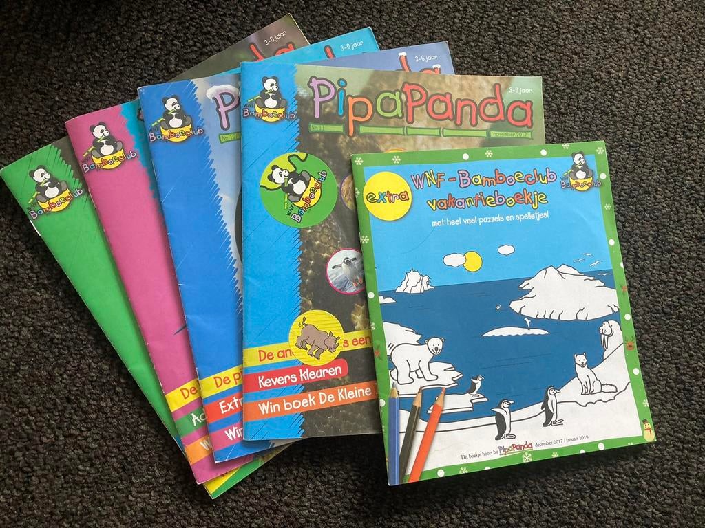 4 leuke PipaPanda’s GRATIS, Boeken, Tijdschriften en Kranten, Ophalen, Gelezen