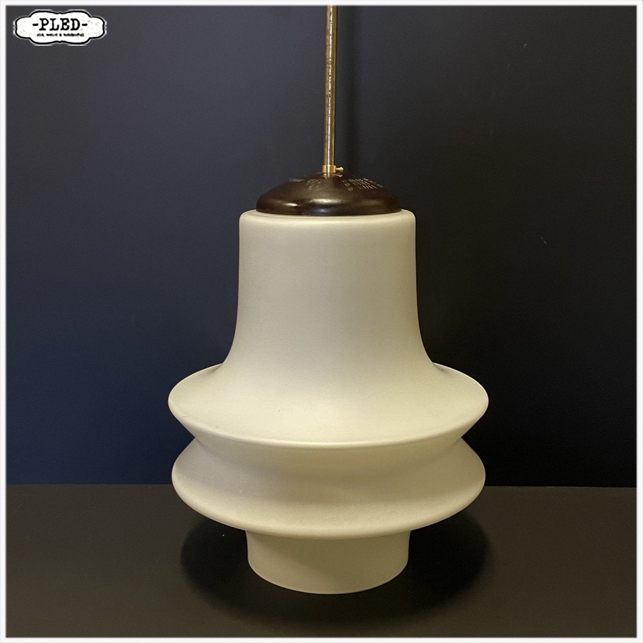 Glaze lamp Hanglamp Vontage Bohemen, Ophalen, Gebruikt, E27 (groot), Glas