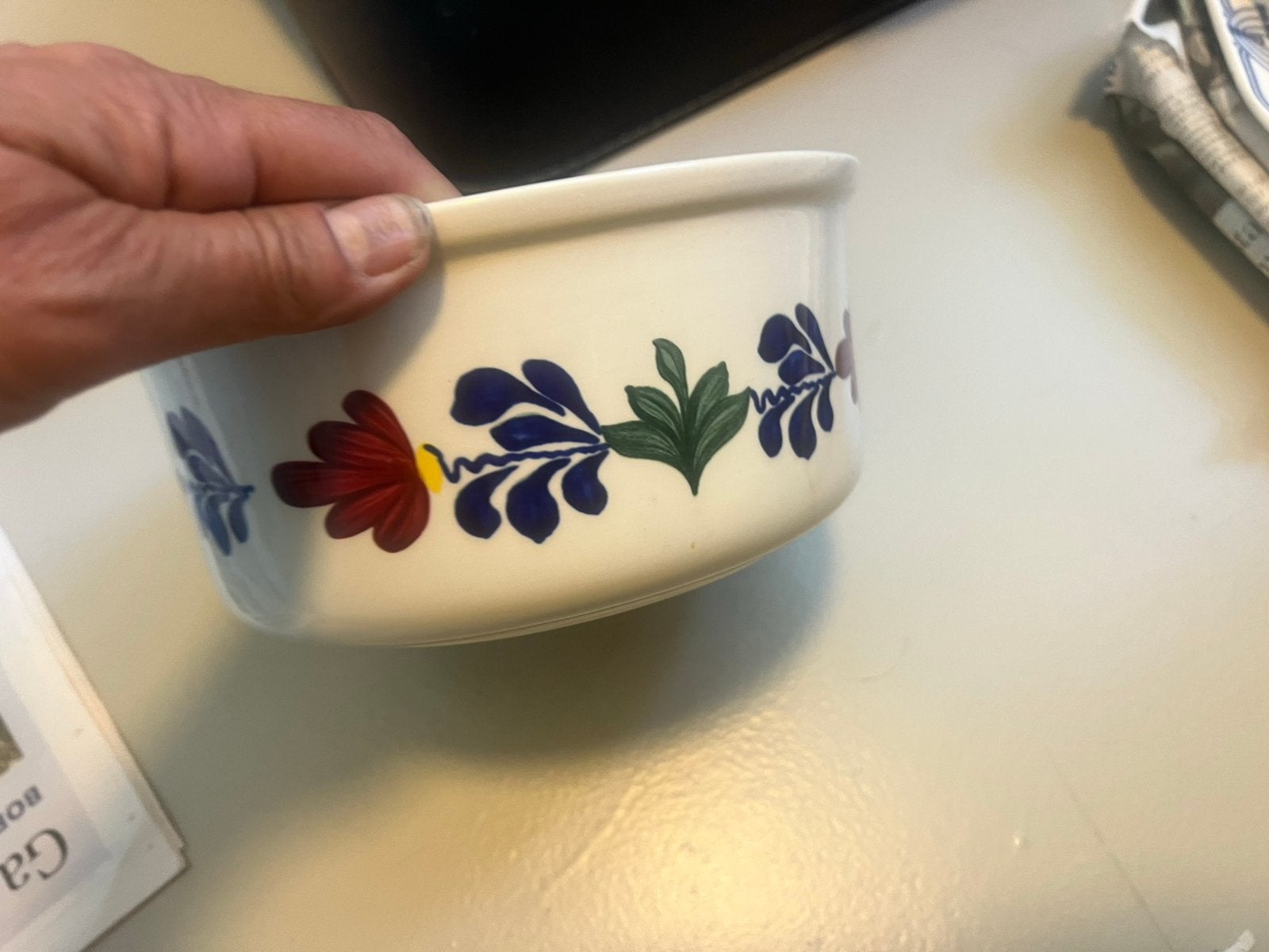 Zware pot boerenbont, Huis en Inrichting, Keuken | Potten en Pannen, Ophalen, Zo goed als nieuw, Overige materialen