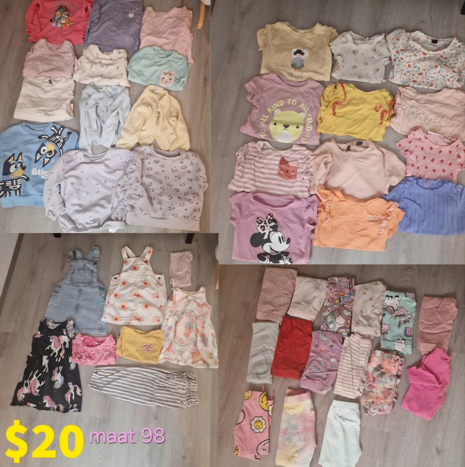 Grote kledingbundel voor meisjes, maat 98, Ophalen, Gebruikt, Meisje, Setje