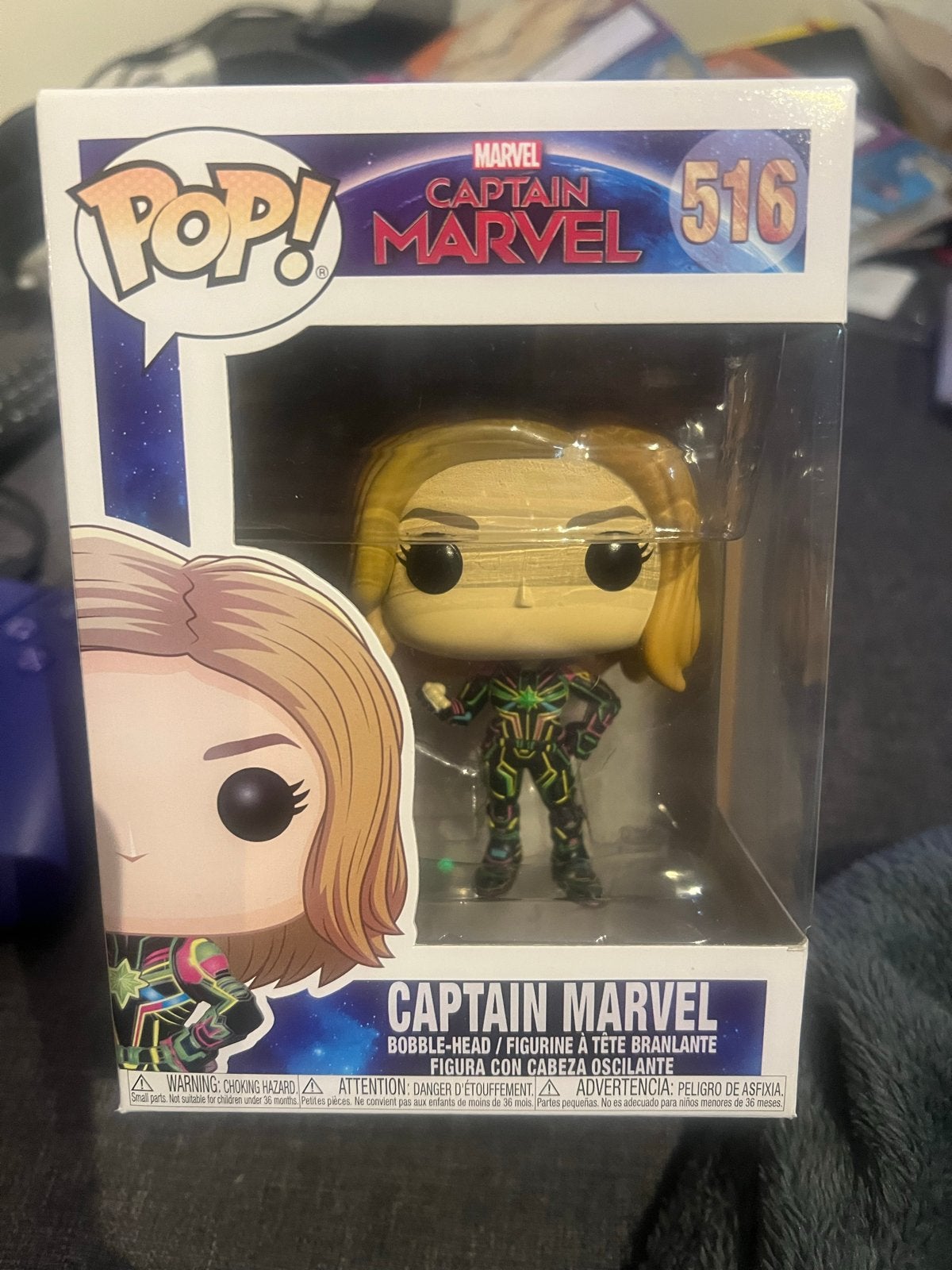 Funko Pop! Captain Marvel 516 - Marvel Comics, Ophalen of Verzenden, Nieuw