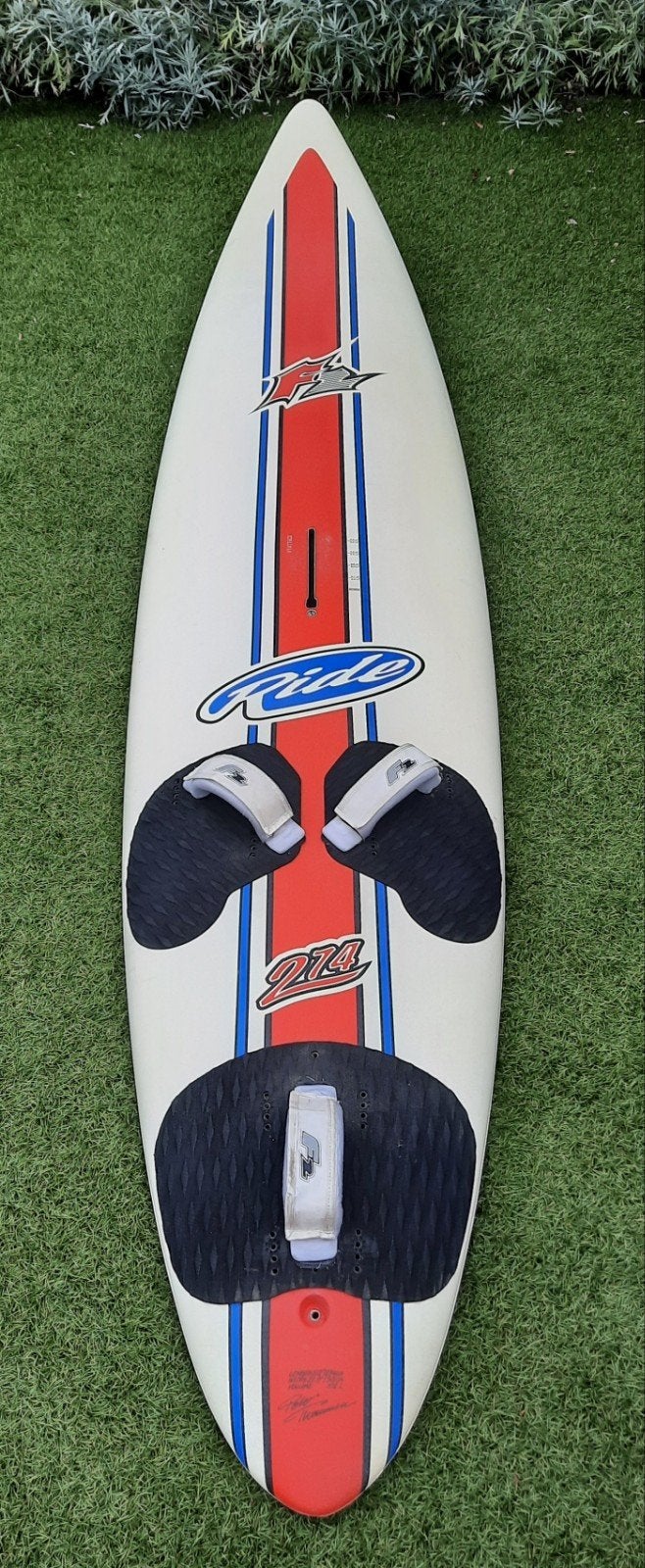 F2 Ride 274 Windsurfplank - 102L, Watersport en Boten, Ophalen, Met voetbanden, 250 tot 300 cm, Gebruikt