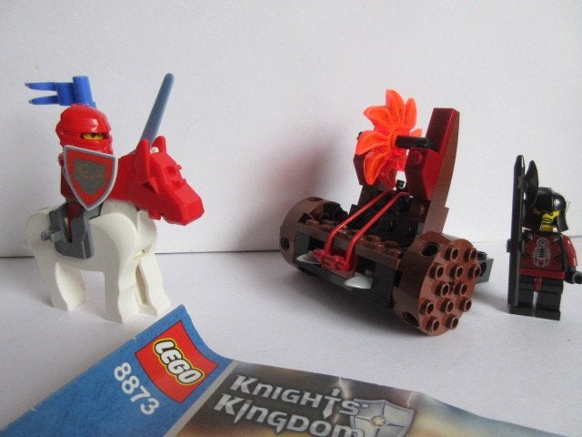 8873 Castle: Knights Kingdom II,  Fireball Catapult, Ophalen of Verzenden, Zo goed als nieuw, Complete set, Lego